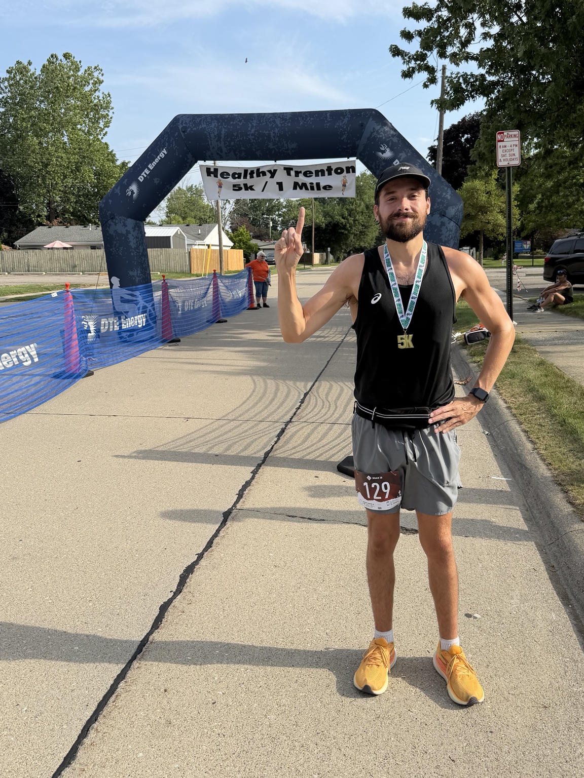 Greg after the Healthy Trenton 5k